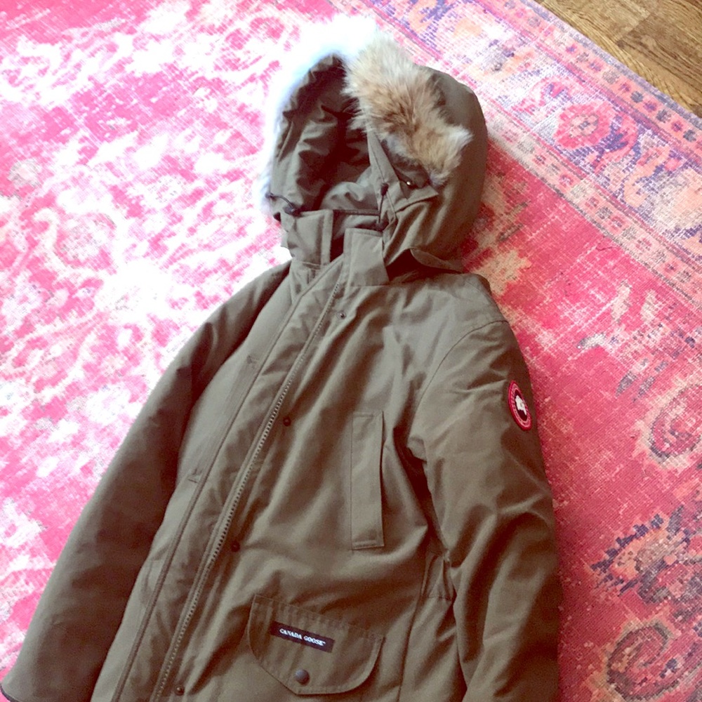 Army green Canada goose jacket